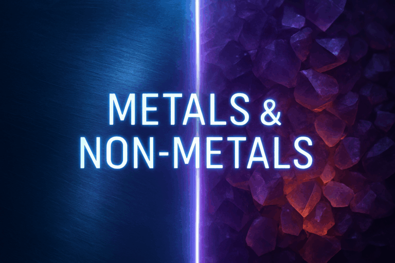 metals and non metals