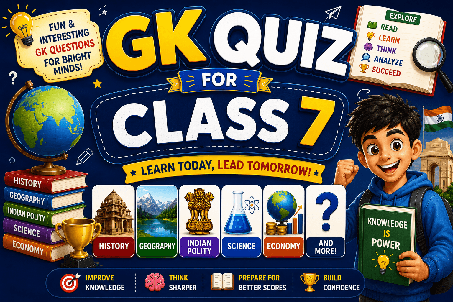 gk quiz for class 7